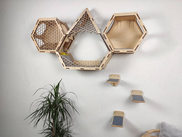 “Condo” Hexagon house set – (Light)