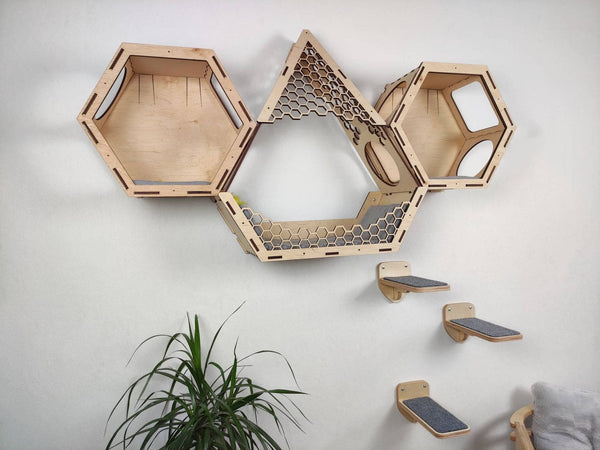“Condo” Hexagon house set – (Light)