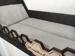 “Play & Rest” Hexagon shelves set – Dark