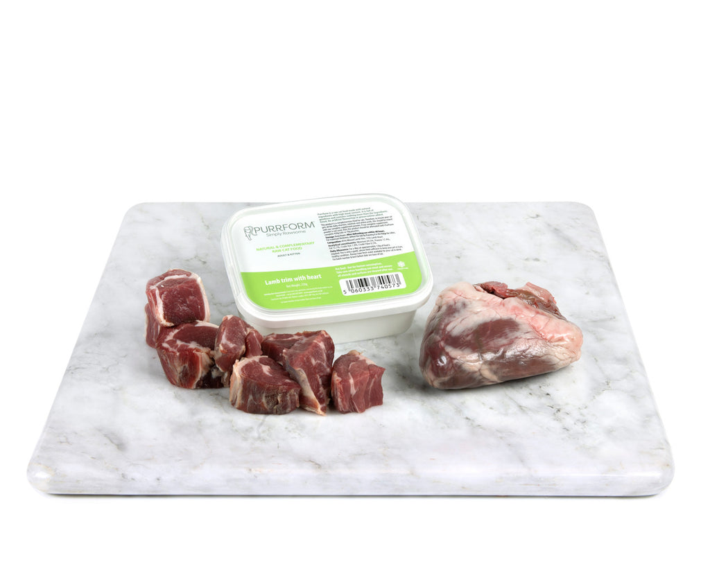 Purrform Lamb Trim with Heart (ADULT AND KITTEN) 250g x6