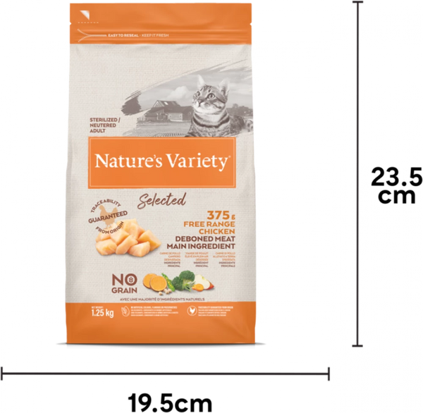 Natures Variety Free Range Dry Food Chicken For ADULT CATS