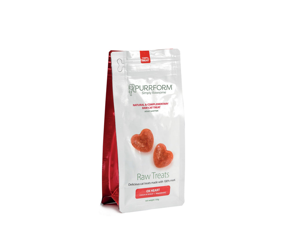 Purrform Ox Heart Treats (ADULT AND KITTEN) 150g