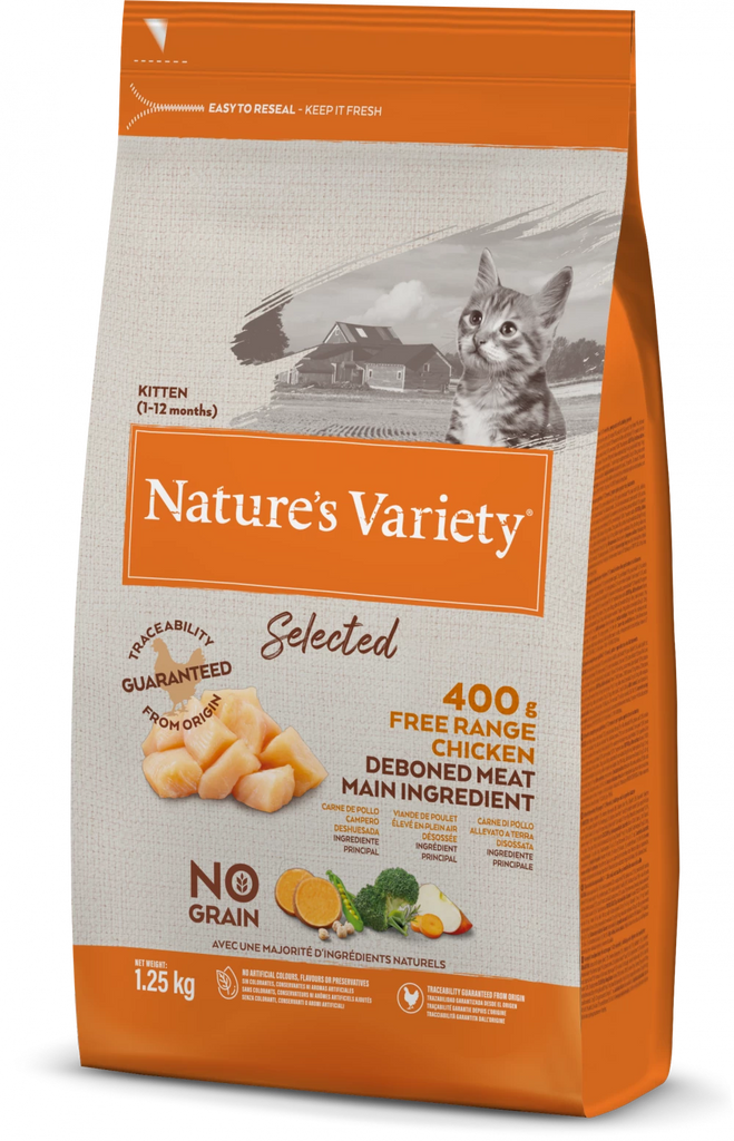Natures Variety Free Range Dry Food Chicken For Kitten
