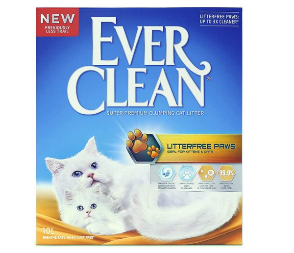 Ever Clean LitterFree Paws Adult Cat Litter Scented 10 Litre