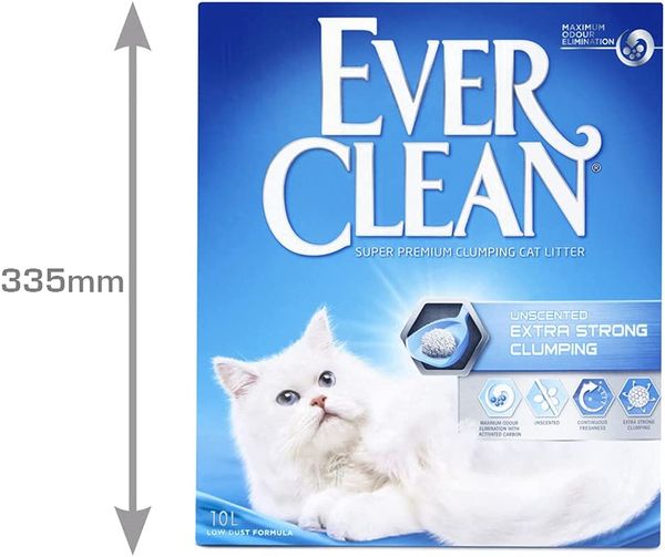 Ever Clean Extra Strong Clumping Cat Litter, 10 Litre, Unscented