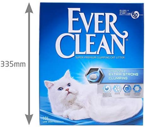 Ever Clean Extra Strong Clumping Cat Litter, 10 Litre, Unscented