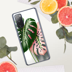 Pink Monstera Samsung Case