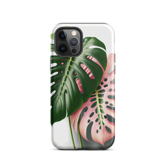 Pink Monstera Tough iPhone case