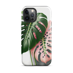 Pink Monstera Tough iPhone case