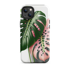 Pink Monstera Tough iPhone case