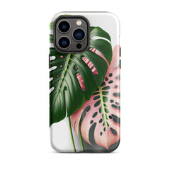 Pink Monstera Tough iPhone case