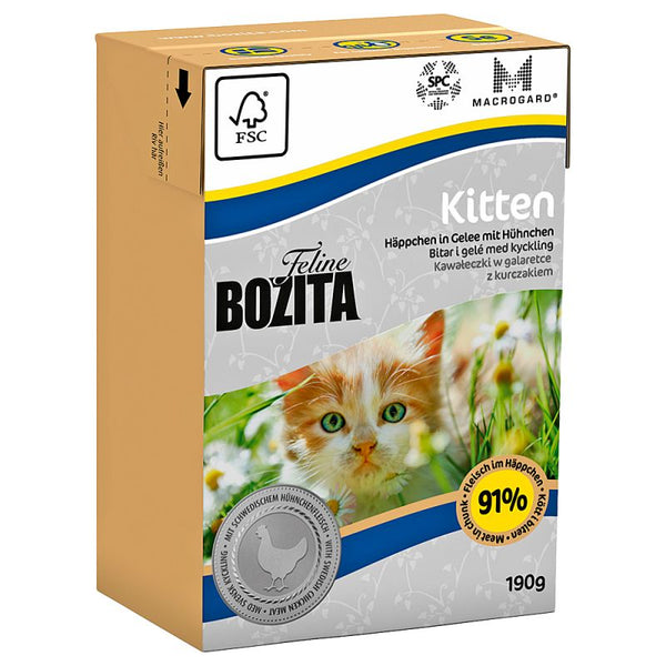 Cherish Lewis Kitten use Wet Food (Bozita Feline Tetra Pak)Free UK Delivery